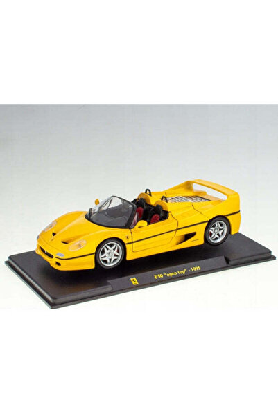 BBURAGO F50 Open Top 1995 Yellow with Plexiglass Display - Scale 1/24 by