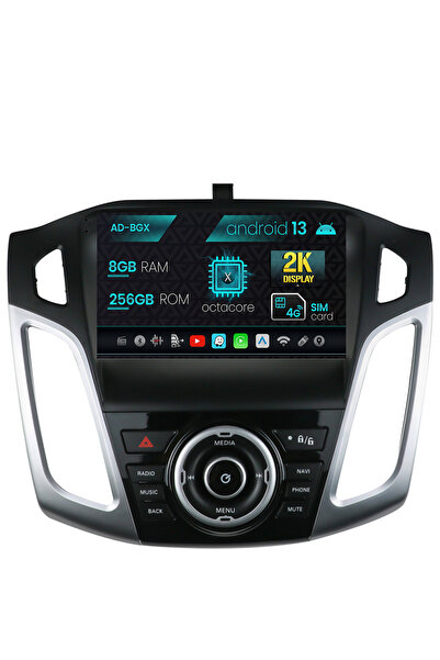 AutoDrop Navigatie Ford Focus 3 (2011-2019), Android 13, X-Octa/8GB RAM + 256...