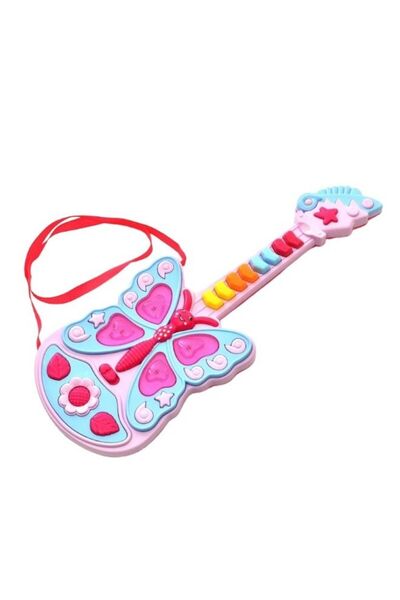 Toybox لعبة جيتار رالي الإلكترونية الموسيقية للأطفال مع أضواء وأصوات