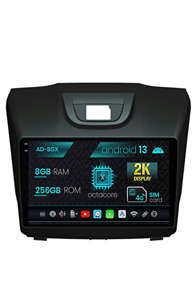 AutoDrop Navigatie Isuzu D-MAX (2015+), Android 13, X-Octa/8GB RAM + 256GB RO...