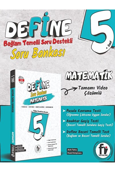Fi Yayınları 5. sınıf Define Matematik Soru Bankası 2026