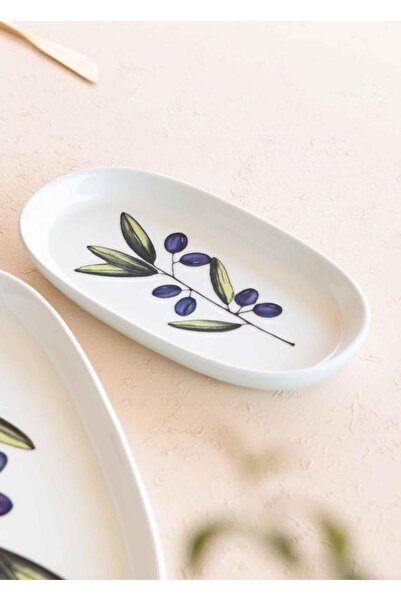 The Mia OLİVOS OVAL 2'Lİ SERVİS TABAK 26CM
