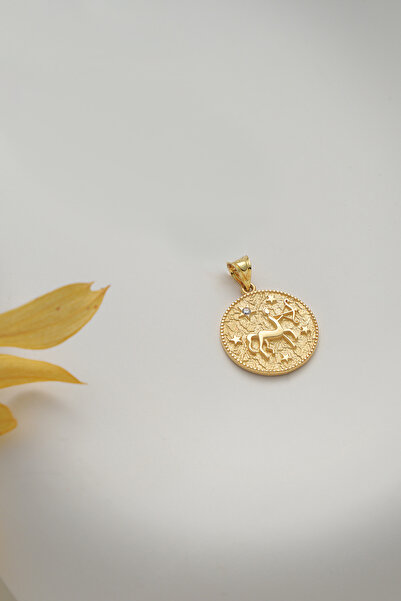 VeraDesignGold Yay Burcu Altın Kolye Ucu – Burç Sembolü Tasarımlı Şık Takı-14...