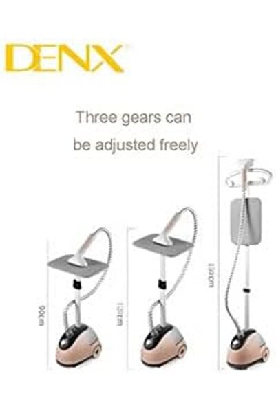 Denx Professional Garment Steamer, 2 in 1, Flatbed Vertical Steamer, 2000W, Fast Heat Up with 1.8L W
