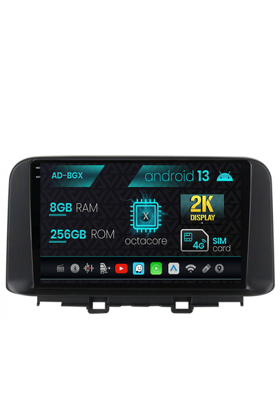 AutoDrop Navigatie Hyundai Kona (2018+), Android 13, X-Octa/8GB RAM + 256GB R...