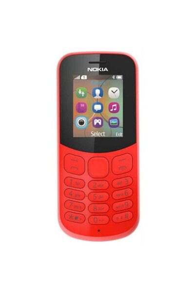 Nokia Telefon mobil 130, Dual SIM, 2G, Red