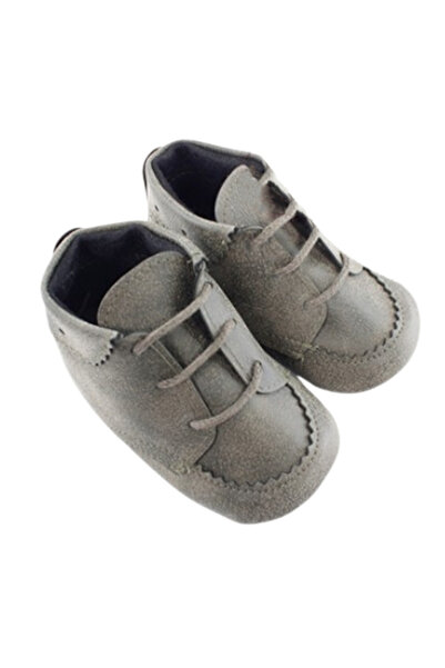 Babexi Newborn Nubuck Leather Baby Booties