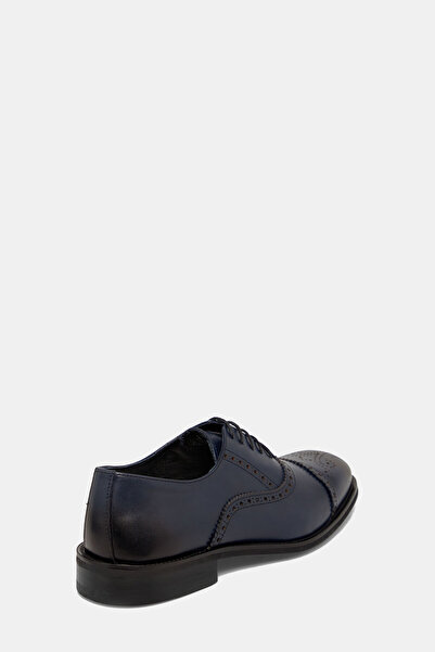 W Collection KOYU MAVİ DERİ AYAKKABI