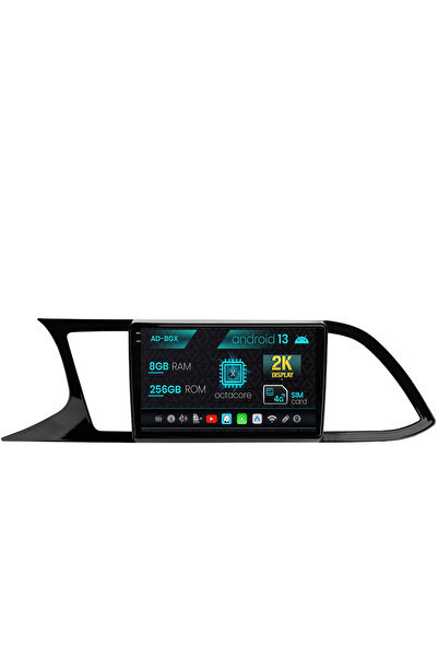 AutoDrop Navigatie Seat Leon 3 (2014-2020), Android 13, X-Octa/8GB RAM + 256G...