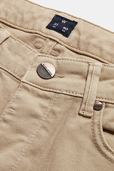W Collection SLIM BEJ JEAN PANTOLON