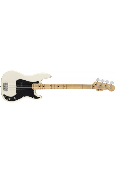 Genel Markalar Standard Precision Bass Akçaağaç Klavye Olympic White Bas Gitar