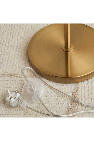 Generic Zachary Glass Floor Lamp - 145 cm