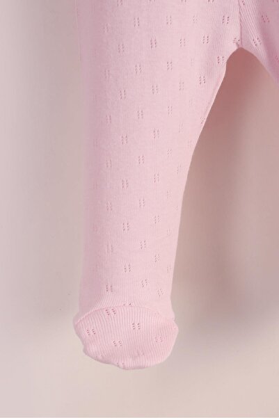 kidello Pink Rabbit Booties Baby Girl Single Bottom (0-12 Months)