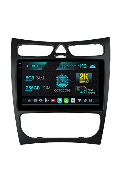 AutoDrop Navigatie Mercedes Benz CLK W209 (2000-2005), Android 13, X-Octa/8GB...