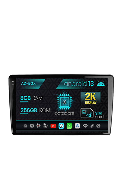 AutoDrop Navigatie Peugeot 307, Android 13, X-Octa/8GB RAM + 256GB ROM, 9.5"