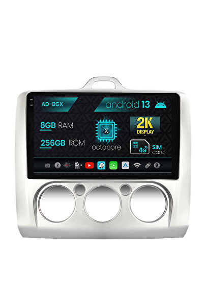 AutoDrop Navigatie Ford Focus MK2 (04-11)Clima manuala,Android 13,X-Octa/8GB ...