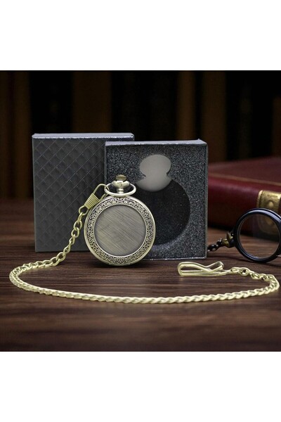 Kuzey Tacı Antique Chain Watch Suitable for Special Boxed Edition Special Design Vip