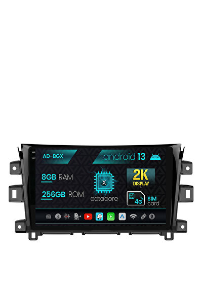 AutoDrop Navigatie Nissan Navara (2015+), Android 13, X-Octa/8GB RAM + 256GB ...