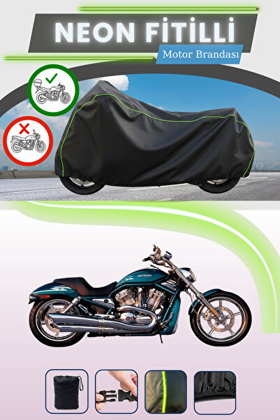 Cemku Shade حقيبة خلفية سوداء متوافقة مع حقيبة نيون هارلي ديفيدسون سكريمين إي...