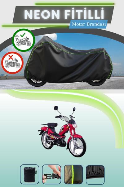 Cemku Shade حقيبة خلفية سوداء متوافقة مع قماش نيون فليتشي ياماها جالاكسي المت...