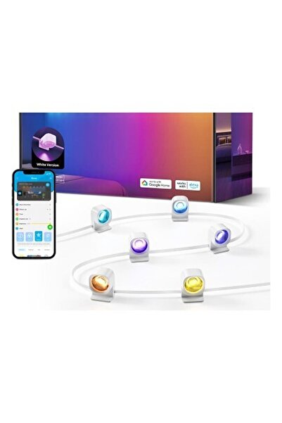Govee Rgbıc Bağlı Tavan Aydınlatması 3 Metre, Uygulama Üzerinden Kontrol