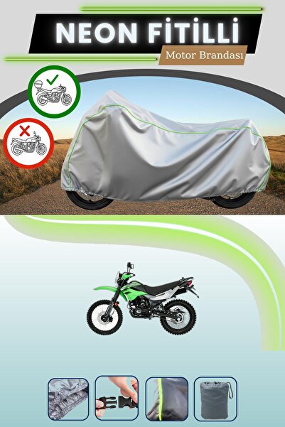 Cemku Shade حقيبة خلفية رمادية متوافقة مع قماش نيون فيتيلي مونديال إكس-إيتم سوبر موتو المتوافق مع الدراجات النارية