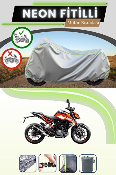 Cemku Shade حقيبة خلفية رمادية متوافقة مع نيون فايتي KTM 250 Duke ABS متوافقة...