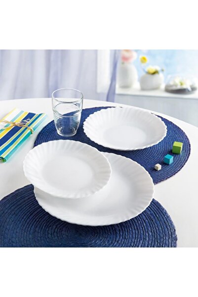ORIAN Arcopal Plain White Dinner Set 38 Pieces for 6 Persons