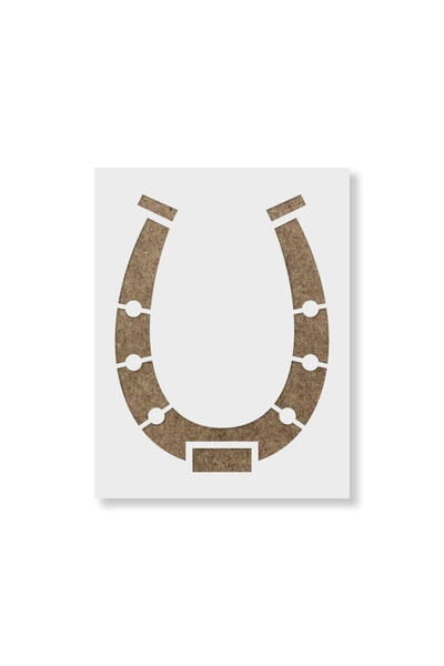 Maxrom Sablon Perete vopsire, tencuiala 0.7mm Potcoavă model MXSP7478, 300 x ...