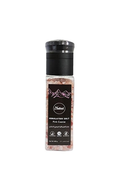 FFA ملح الهيمالايا الوردي الخشن من نباط - 400 غرام