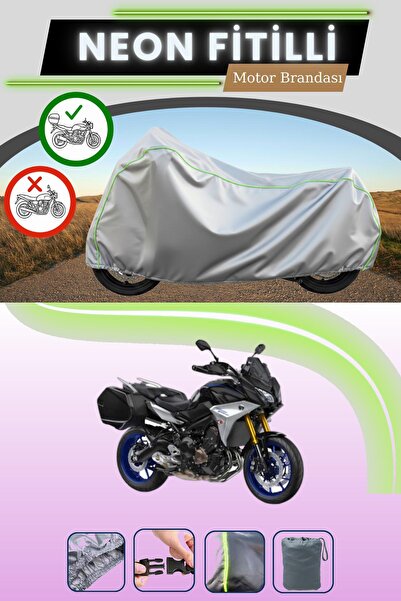 Cemku Shade حقيبة خلفية رمادية متوافقة مع قماش نيون فليتلي ياماها تريسر 9 جي ...