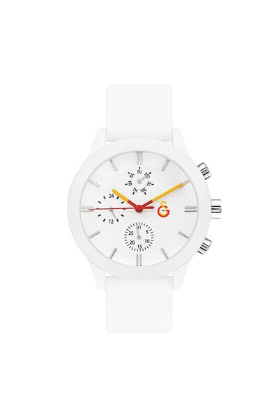 Quantum G1086.333 Galatasaray Unisex Wristwatch |   White Case & Lanyard, Special Design for the Side