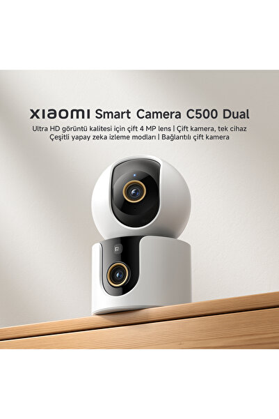 Xiaomi Smart Camera C500 Dual EU - Akıllı Güvenlik Kamerası (Xiaomi Türkiye Garantili)