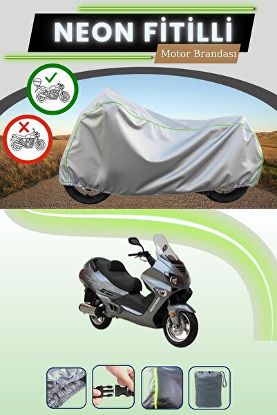 Cemku Shade حقيبة خلفية رمادية متوافقة مع قماش نيون فيتيلي آسيا أرمادا 250 ال...