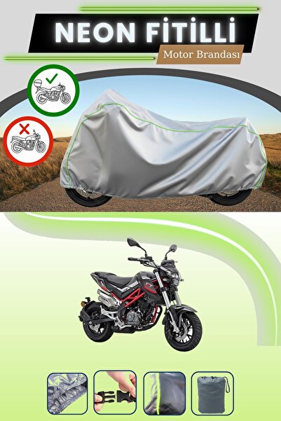 Cemku Shade حقيبة خلفية رمادية متوافقة مع قماش نيون فايتي بنيلي تي إن تي 125 ...