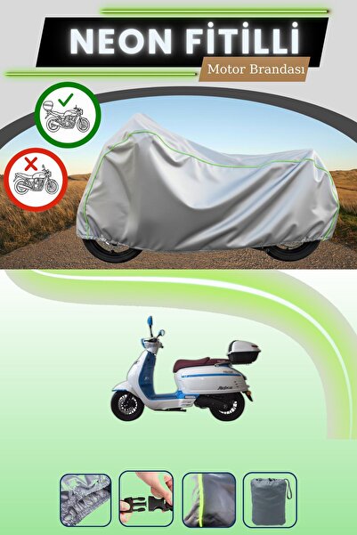 Cemku Shade حقيبة خلفية رمادية متوافقة مع قماش نيون فيتيل فايكل مارتيني 50 ال...