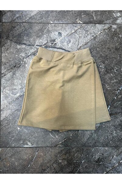 ESKİŞEHİR YUMURCAK Girl's Combed Cotton Shorts Skirt