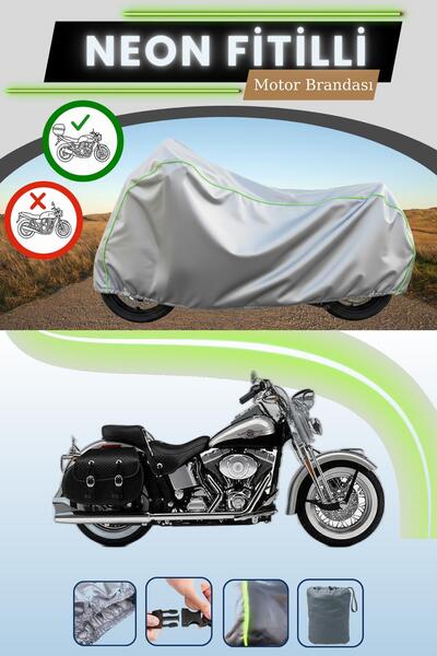 Cemku Shade حقيبة خلفية رمادية اللون متوافقة مع حقيبة نيون فايتللي هارلي ديفي...