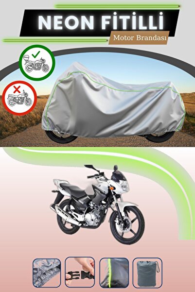 Cemku Shade حقيبة خلفية رمادية اللون متوافقة مع قماش نيون فليتلي ياماها YBR 1...