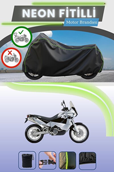 Cemku Shade حقيبة خلفية سوداء متوافقة مع حقيبة نيون متوافقة مع KTM 950 Adventure