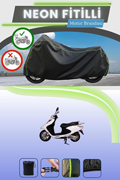 Cemku Shade حقيبة خلفية سوداء متوافقة مع نيون فيتيل فايكلون دولفين 125 إي إف ...