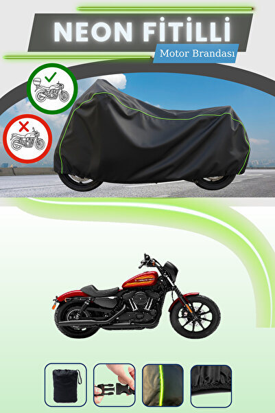 Cemku Shade حقيبة خلفية سوداء متوافقة مع نيون فايتي هارلي ديفيدسون سبورتستر آ...