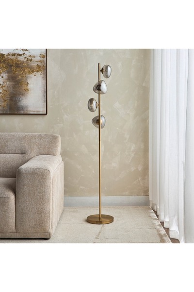 Generic Zachary Glass Floor Lamp - 145 cm