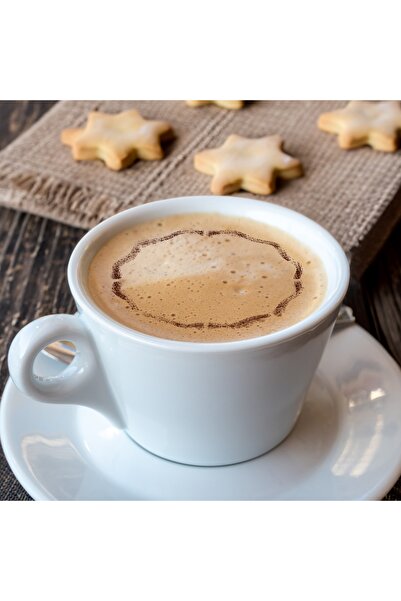 Maxrom Set 14 sabloane decorare cafea 23 si 7 cm 0.5mm Cercuri model MXSP7352