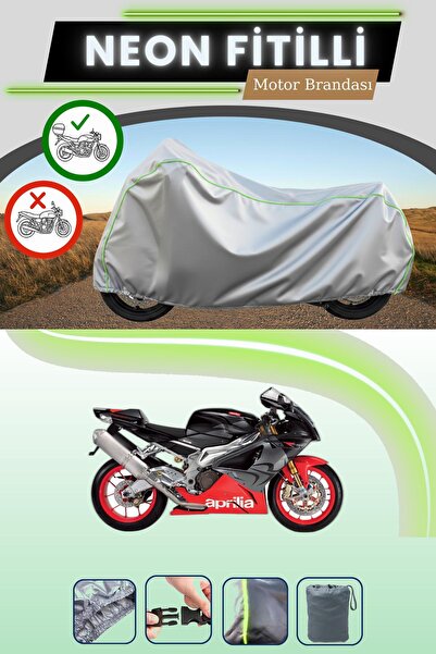 Cemku Shade حقيبة خلفية رمادية متوافقة مع قماش نيون فايتي أبريليا RSV 1000 R ...