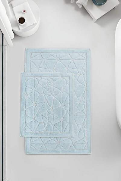 Premier Home Bathroom 2-Piece Mat Set Turquoise 60X100