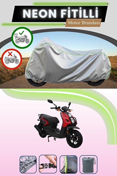 Cemku Shade حقيبة خلفية رمادية متوافقة مع قماش نيون فايتل مونديال 150 أرجنت ا...