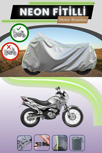 Cemku Shade حقيبة خلفية رمادية متوافقة مع قماش نيون فايبر هوندا NX 4 فالكون ا...