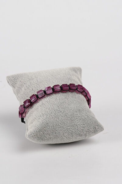 Zey-Al Küp Kesim Makrome ipli Ayarlanabilir Şık Bileklik