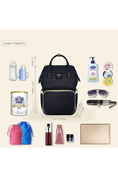 Generic WGQDD Diaper Backpack Multifunctional Travel Diaper Bag Large Capacity